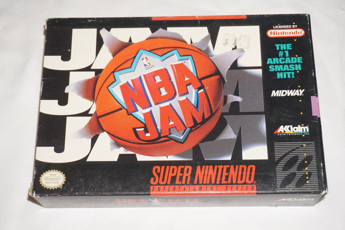 NBA Jam (Super Nintendo SNES) Complete in Box CIB