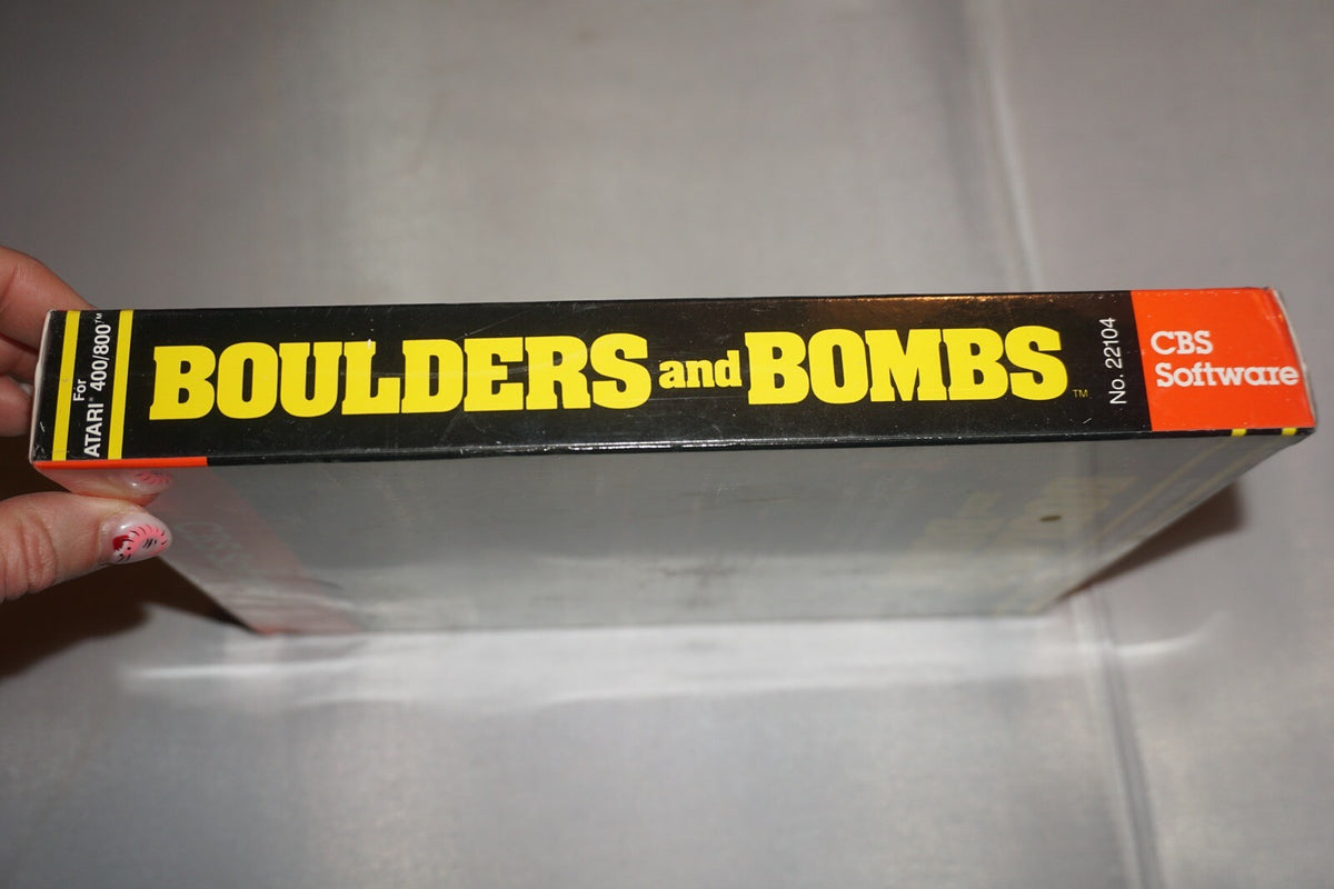 Boulders And Bombs (Atari 400/800) NEW Sealed In Box