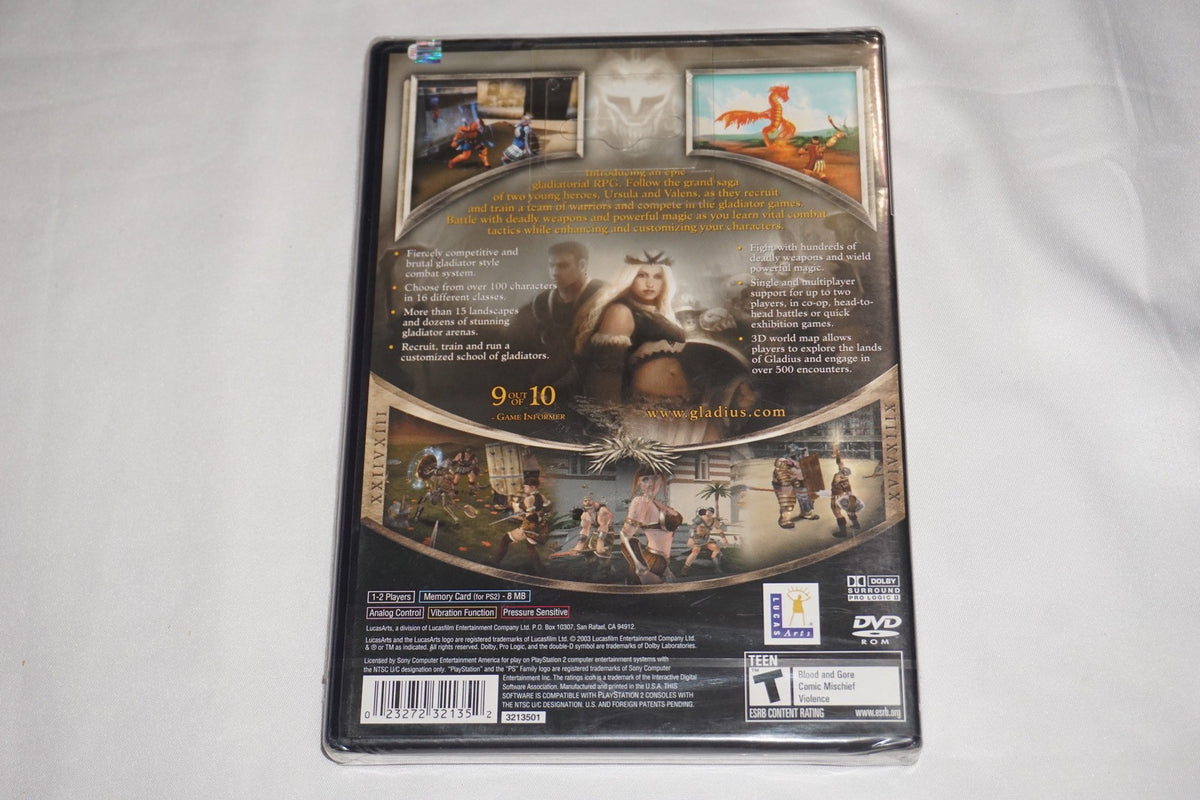 Gladius (Sony Playstation 2 ps2) NEW Sealed