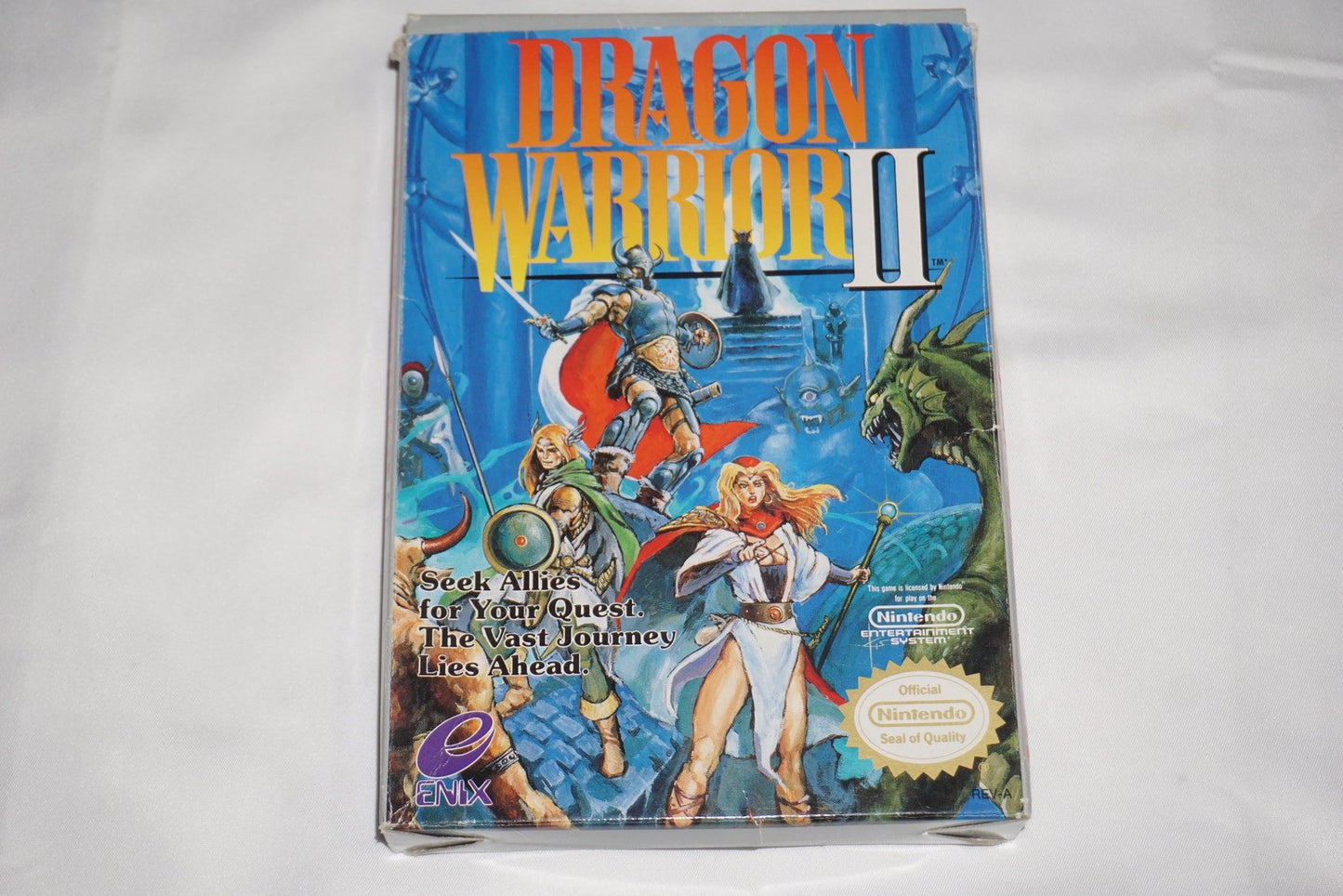 Dragon Warrior II 2 (Nintendo NES) Complete in Box CIB