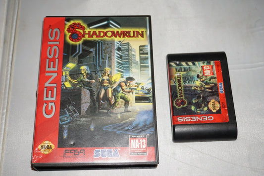 Shadowrun (Sega Genesis) with Case No Manual
