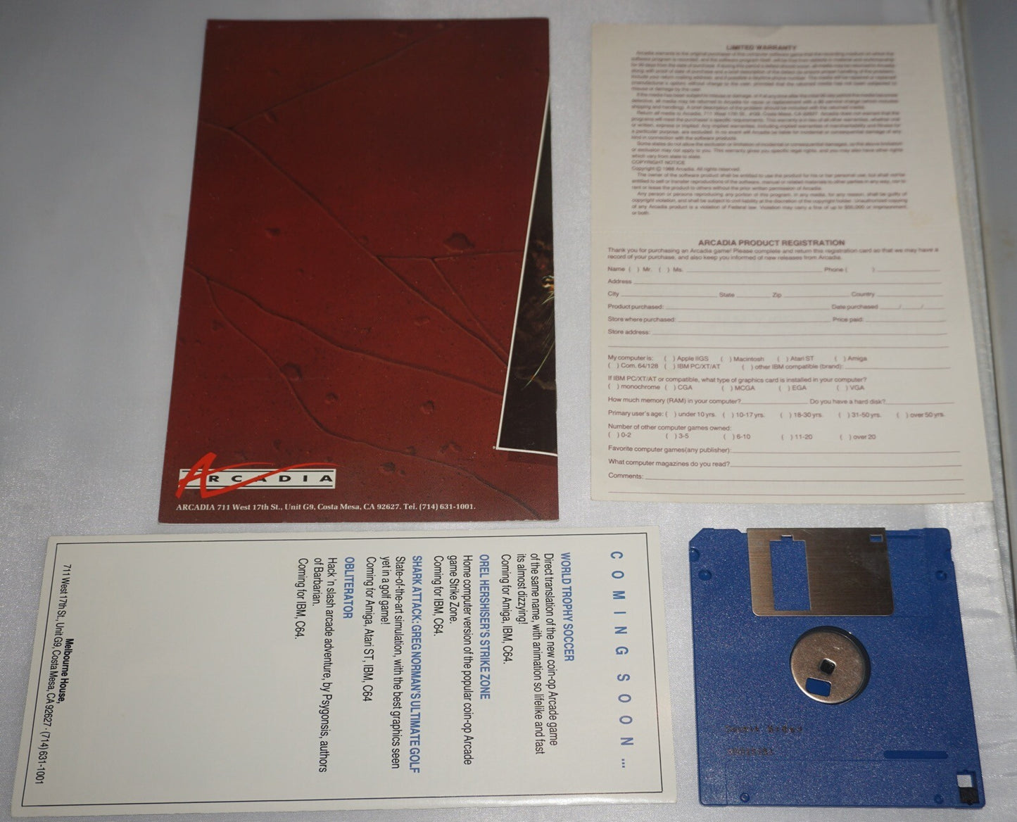 Artura (Atari ST PC) Complete in Box w/ Map