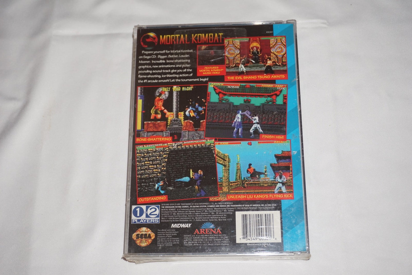 Mortal Kombat (Sega CD) NEW Sealed