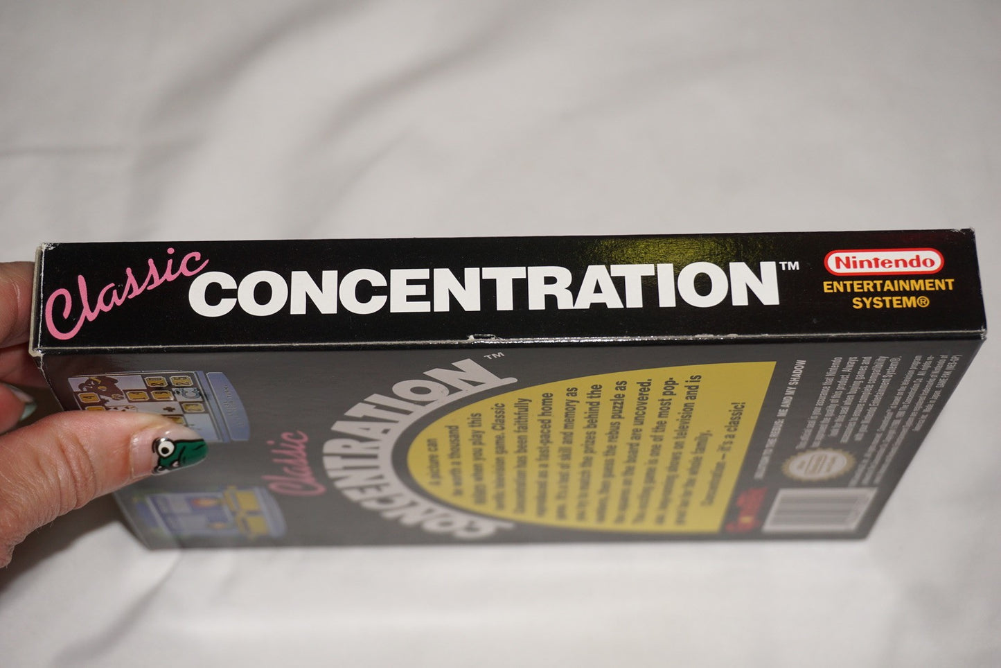 Classic Concentration (Nintendo NES) Complete in Box CIB
