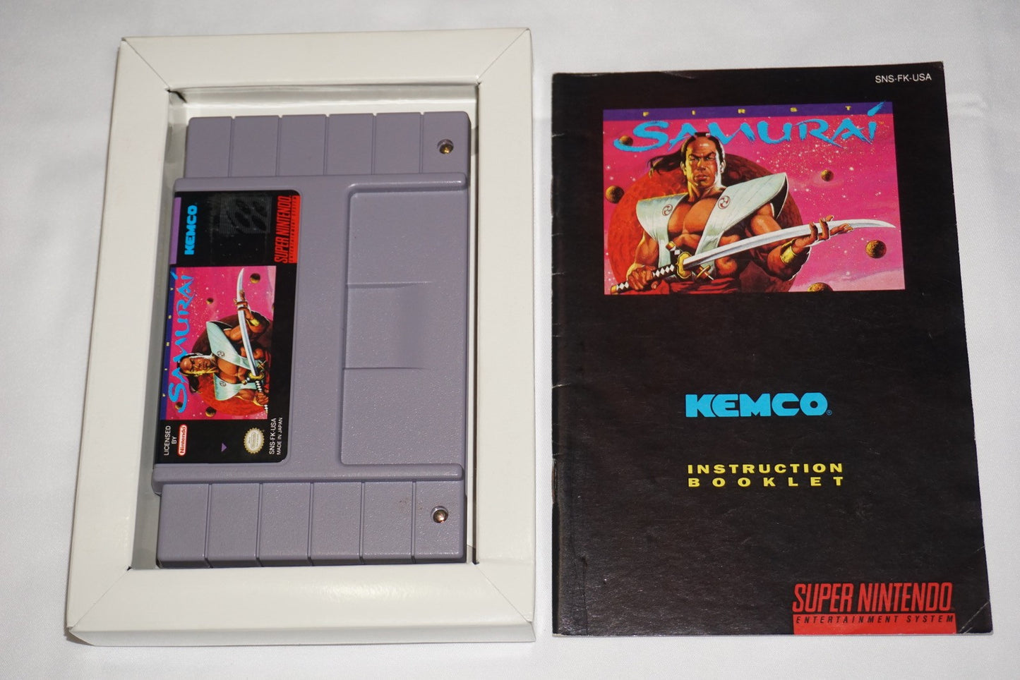 First Samurai (Super Nintendo SNES) Complete in Box CIB
