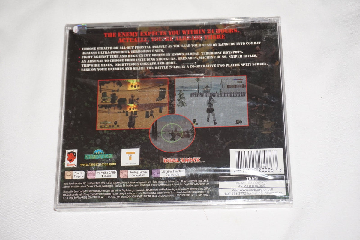 Spec Ops Stealth Patrol (Sony Playstation 1 ps1) NEW Factory Sealed