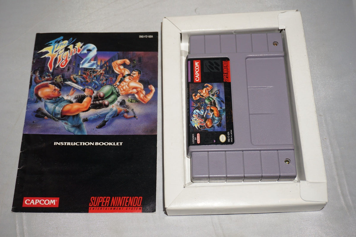 Final Fight 2 (Super Nintendo SNES) Complete in Box CIB