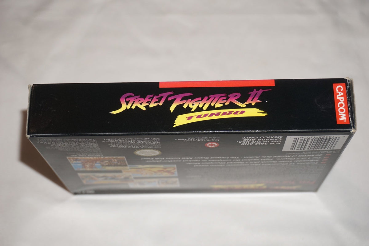 Street Fighter II Turbo (Super Nintendo SNES) Complete in Box CIB