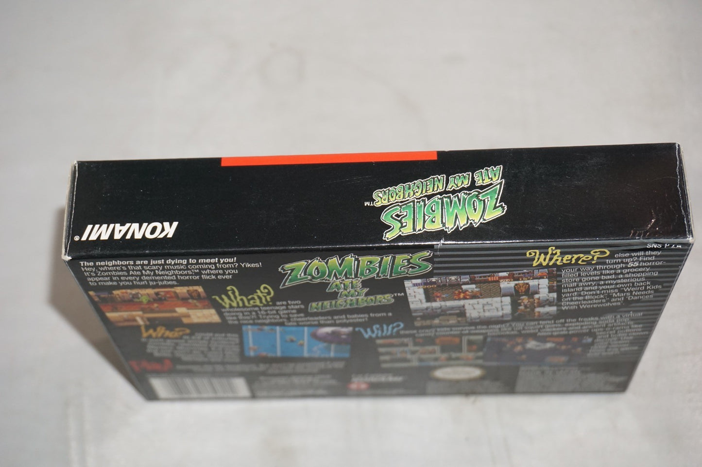 Zombies Ate My Neighbors (Super Nintendo SNES) Complete in Box CIB