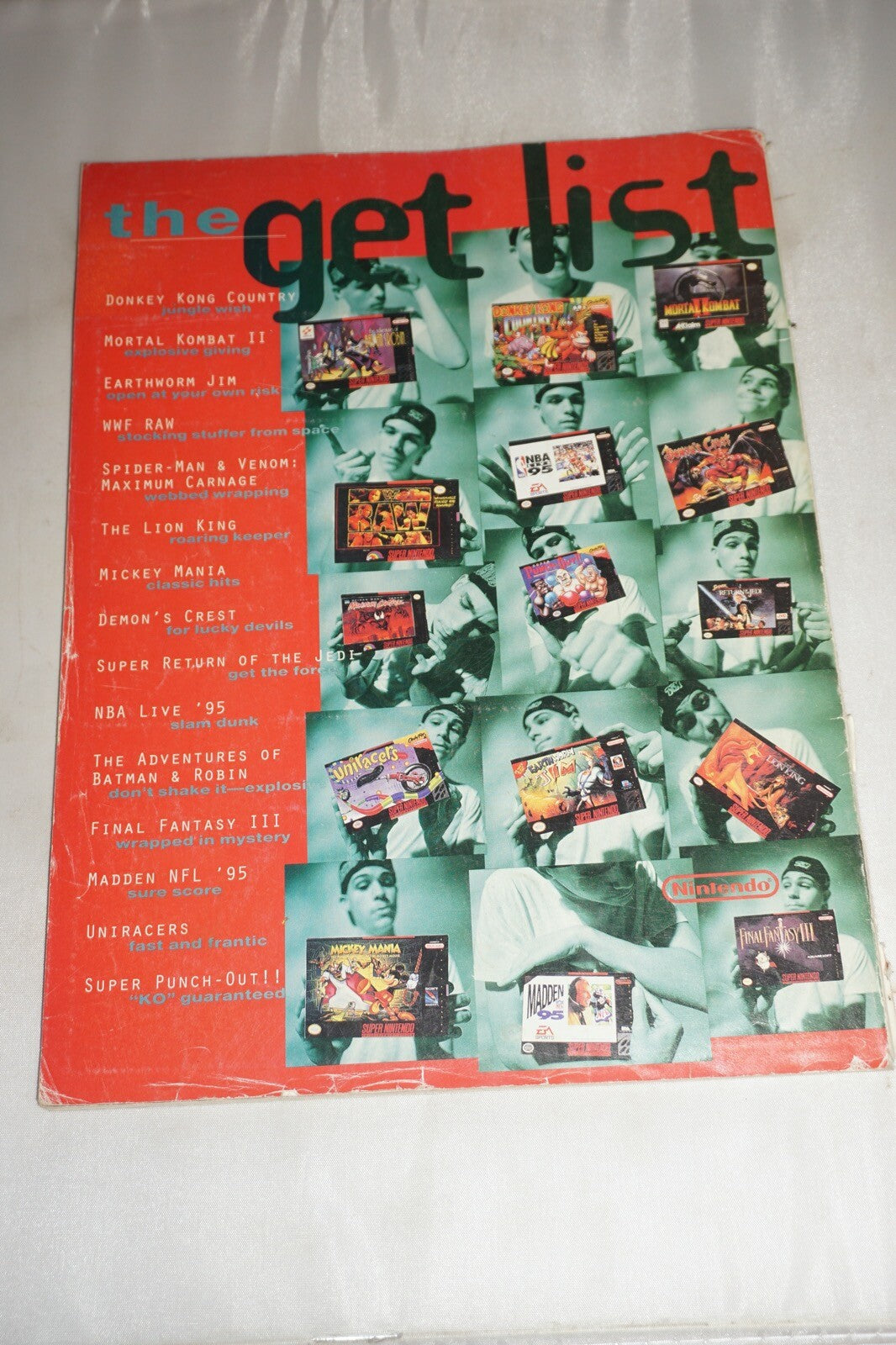 Nintendo Power Vol 66 Donkey Kong Country Magazine #5 Cards