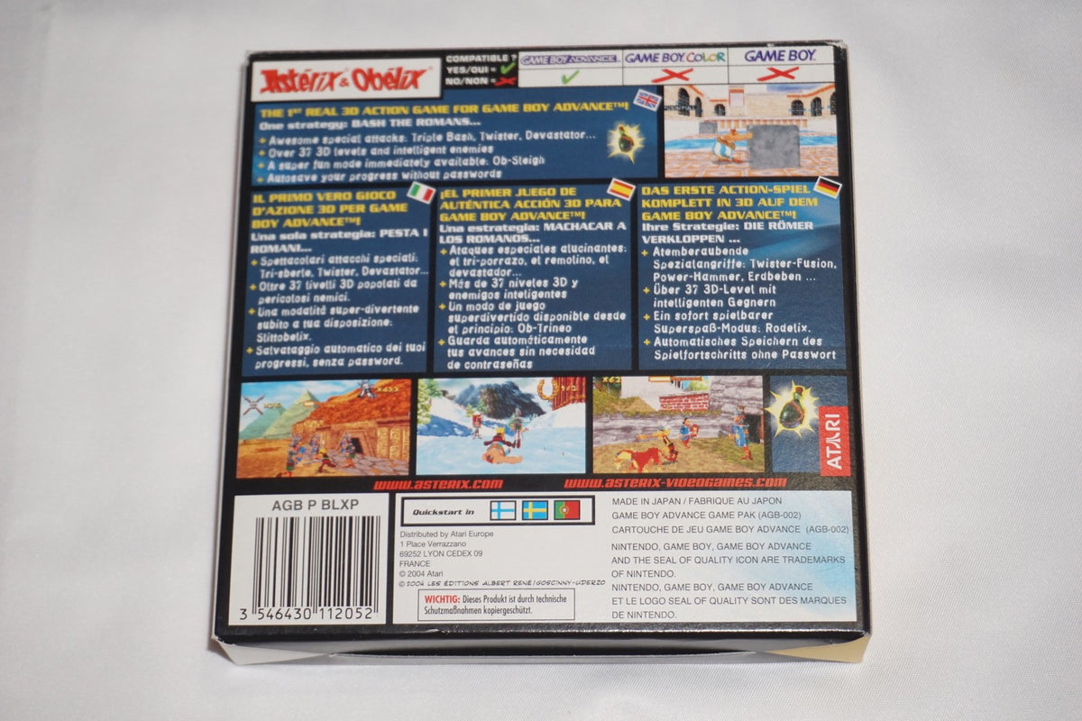 Asterix & Obelix Xxl (Gameboy Advance Game Boy GBA) Complete CIB PAL Import