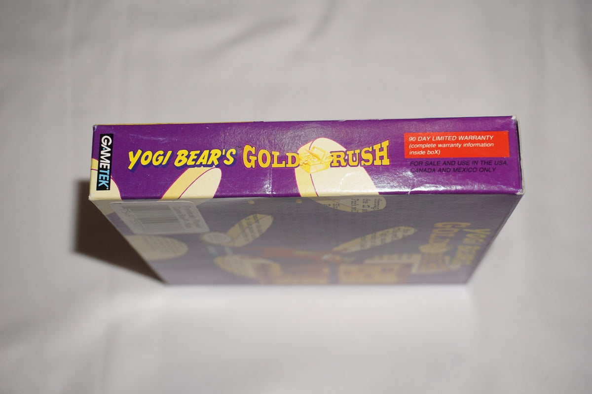 Yogi Bear’s Gold Rush (Nintendo Game Boy Gameboy) Complete in Box CIB