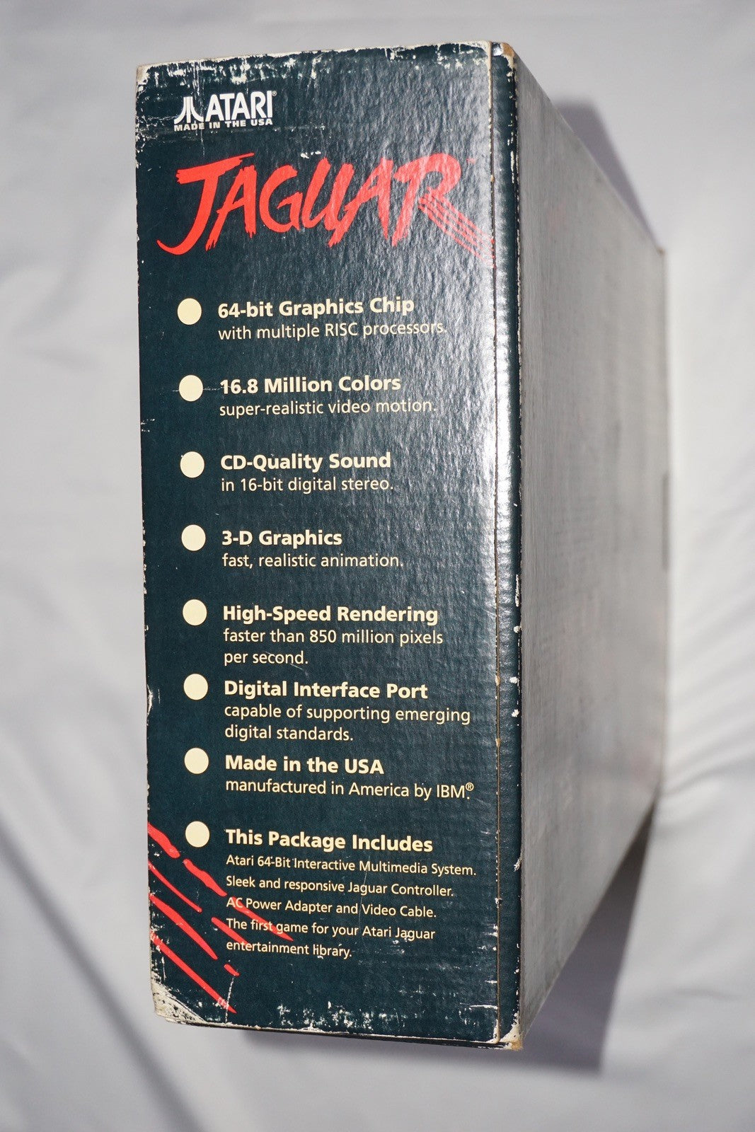 Atari Jaguar Console System Complete in Box w/ Cybermorph CIB Tested