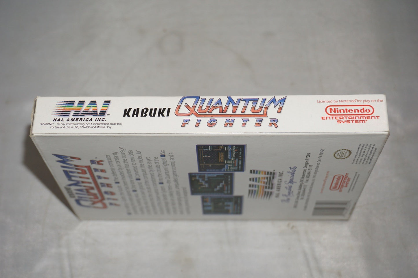 Kabuki Quantum Fighter (Nintendo NES) Complete in Box CIB