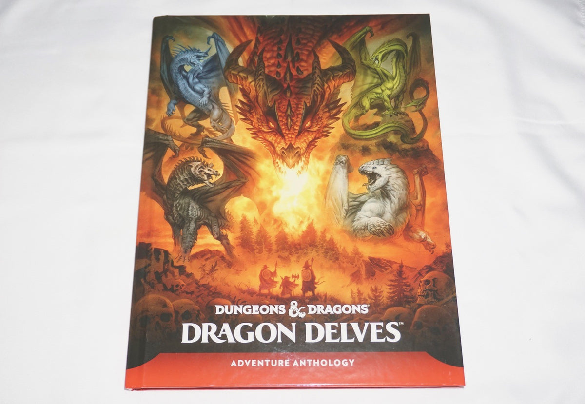 Dragon Delves Adventure Anthology Hardcover Book Dungeons & Dragons D&D NEW *Red