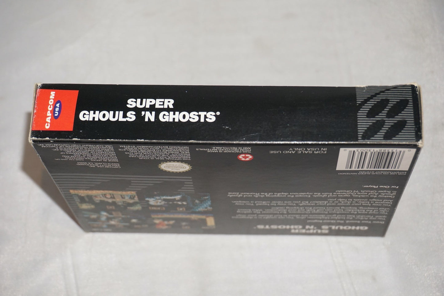 Super Ghouls N Ghosts (Super Nintendo SNES) Complete in Box CIB