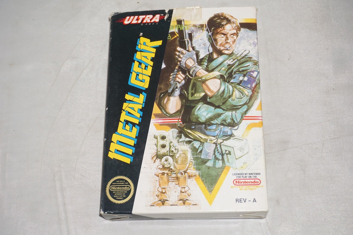 Metal Gear (Nintendo NES) Complete in Box w/ Chart CIB