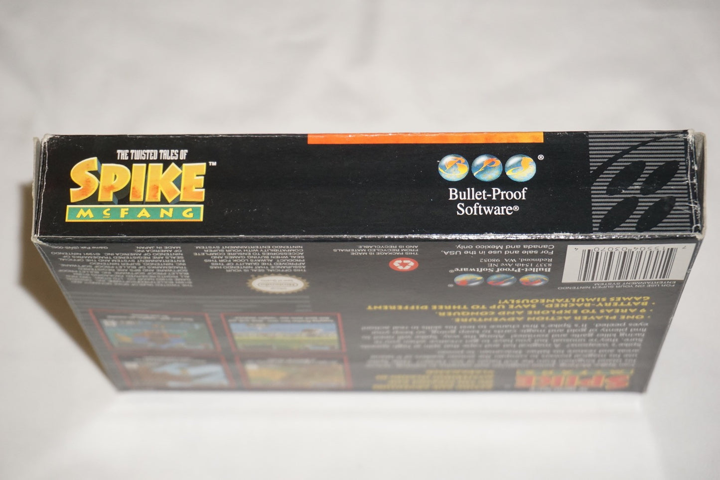 Twisted Tales of Spike McFang (Super Nintendo SNES) Complete in Box CIB