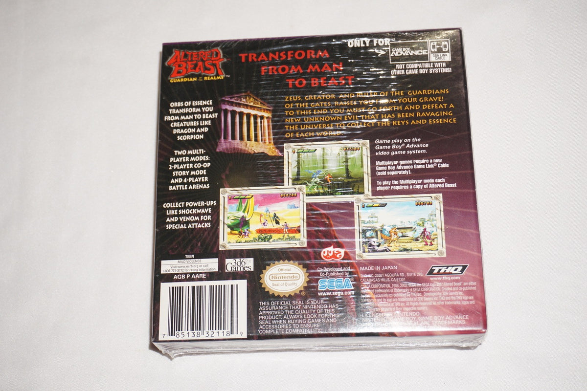 Altered Beast: Guardian of the Realms (Nintendo Game Boy Advance GBA) NEW Sealed