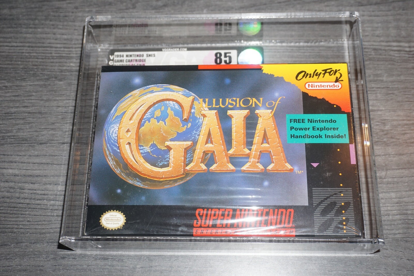 Illusion Of Gaia (Super Nintendo SNES) VGA 85 NM+ NEW Factory Sealed