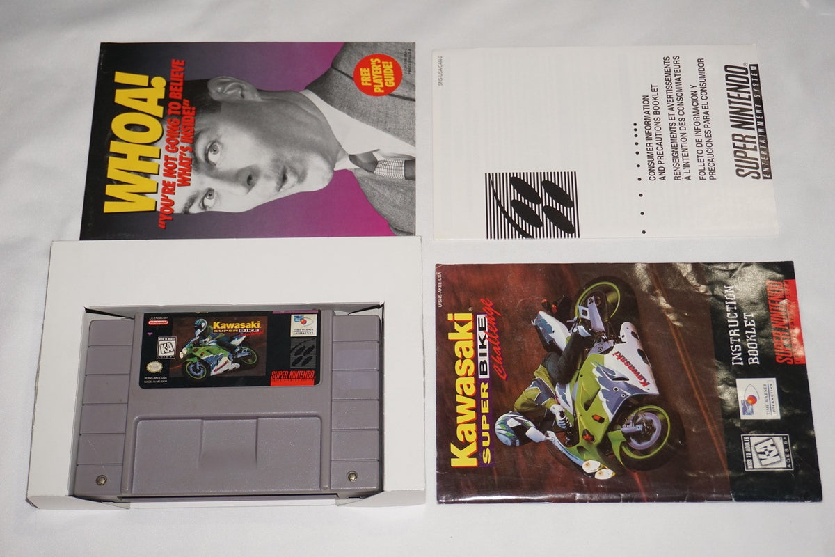 Kawasaki Superbike Challenge (Super Nintendo SNES) Complete in Box CIB