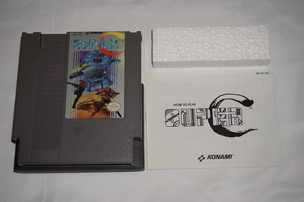 Super C Contra (Nintendo NES) Complete in Box CIB