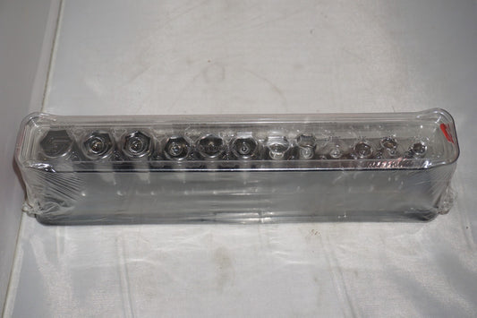 Snap On 12 pc 3/8" Deep Metric Socket Set 1/4" 212sfsmy NEW Sealed