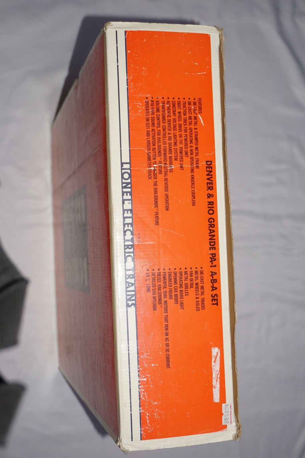 Lionel Denver & Rio Grande PA-1 A-B-A Train Set NEW