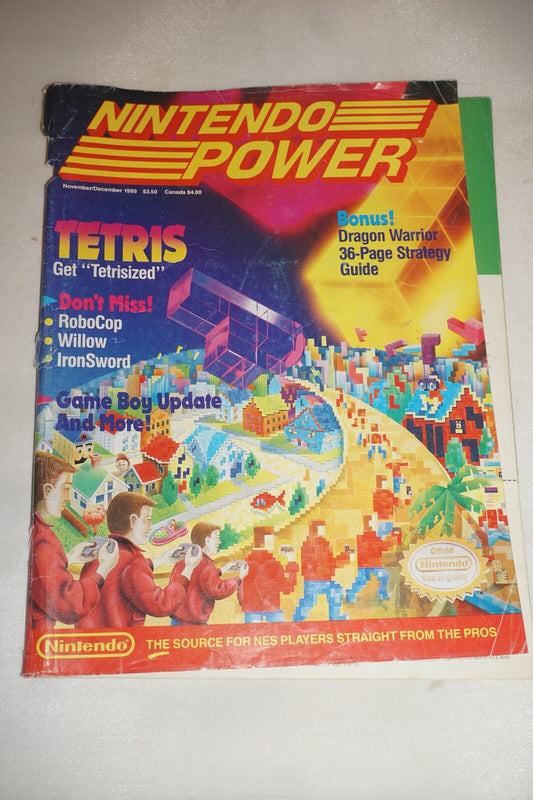 November/December 1989 Tetris Nintendo Power Magazine #10