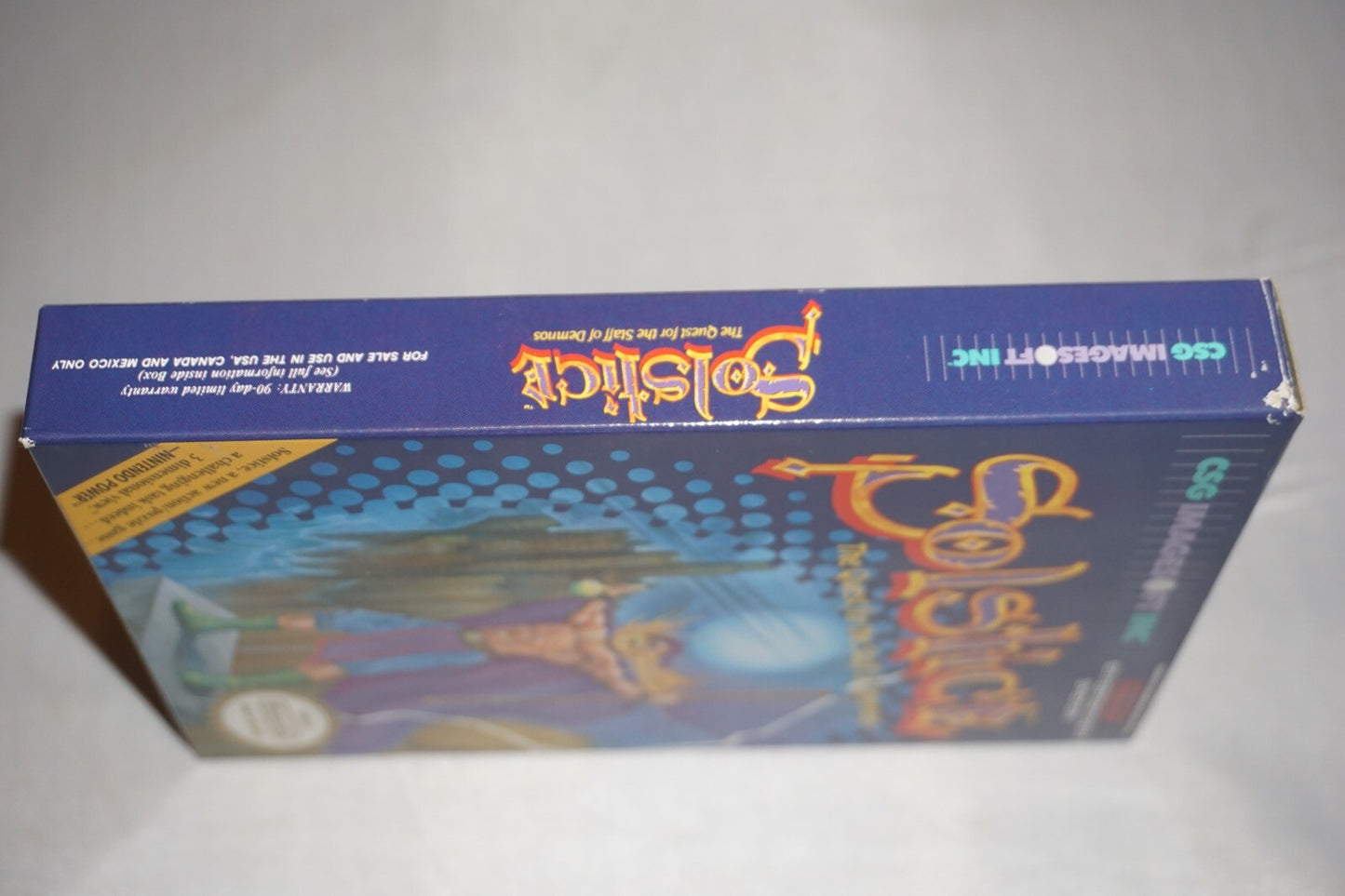 Solstice (Nintendo NES) Complete in Box CIB Near Mint #2