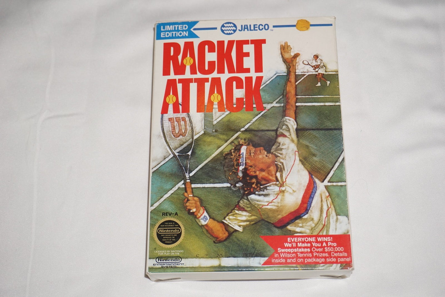 Racket Attack (Nintendo NES) Complete in Box CIB