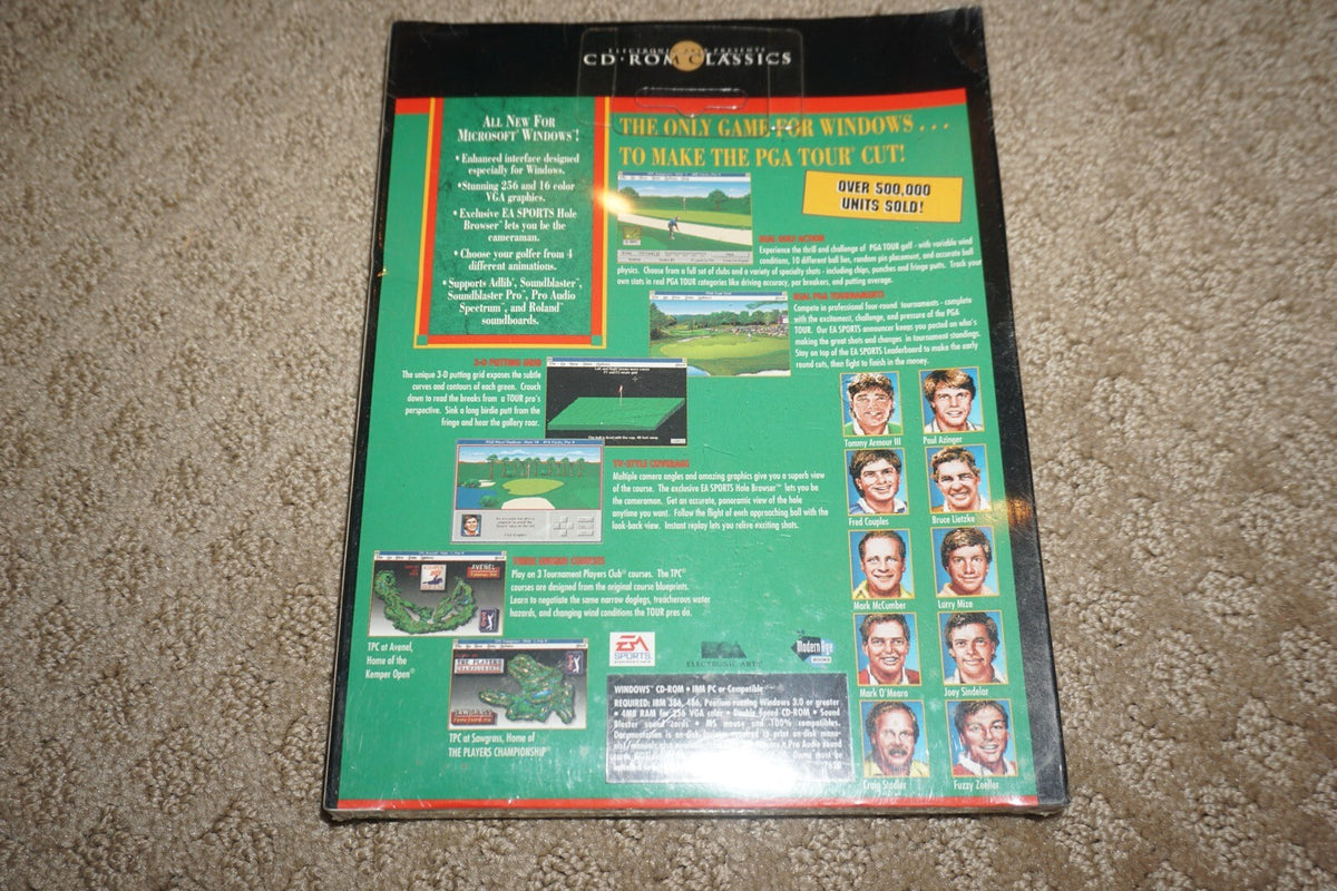 Pga Tour Golf 1 (PC) NEW In Box Factory Sealed CD Rom Classics