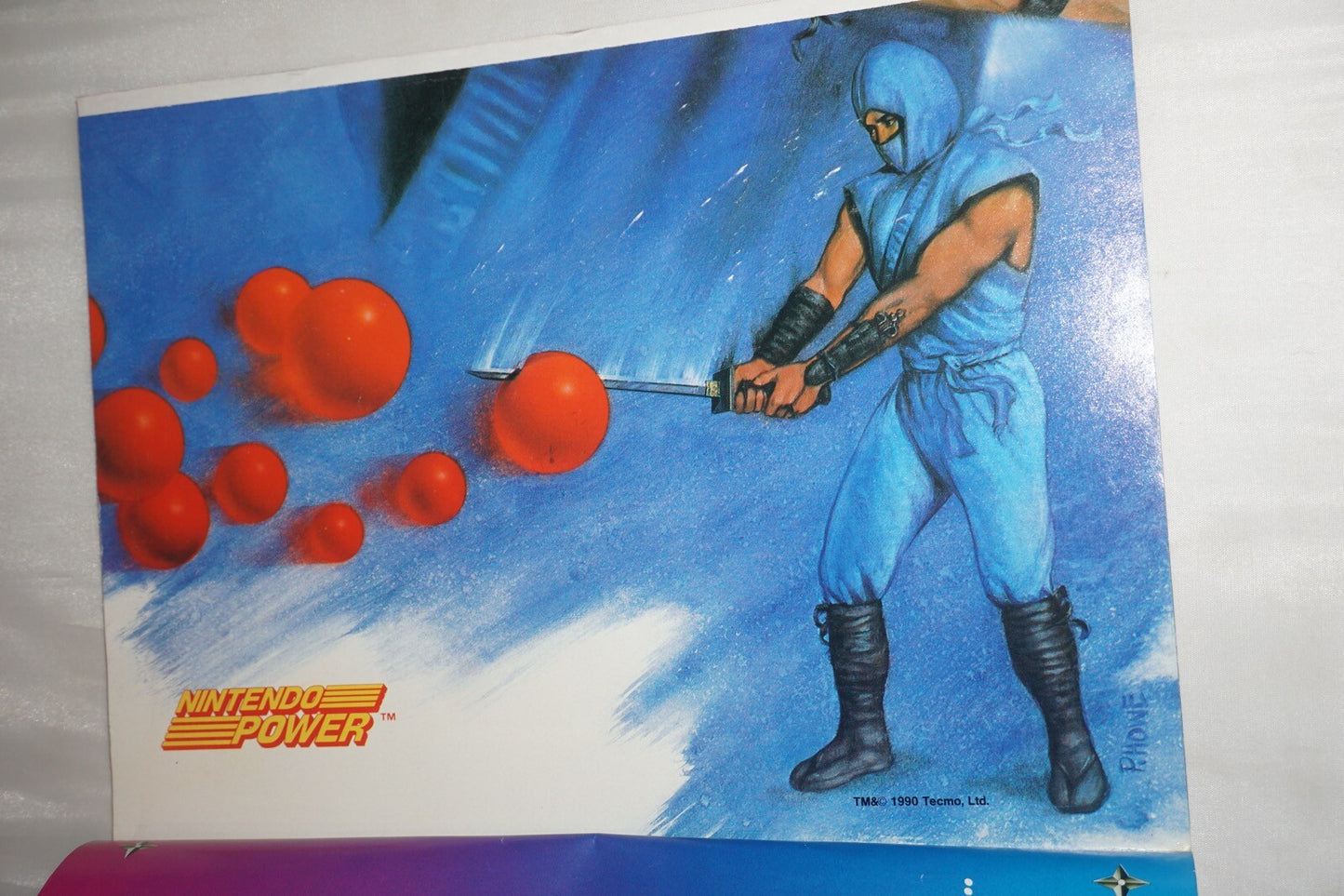 Sg2/Np15 Ninja Gaiden II 2 15 Nintendo Power Magazine #1 Poster