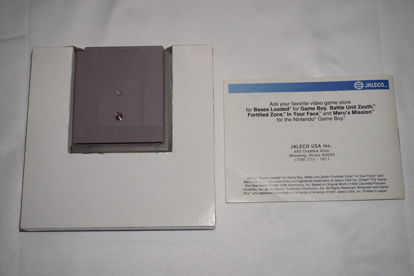 Q Bert (Nintendo Game Boy Gameboy) Complete in Box CIB