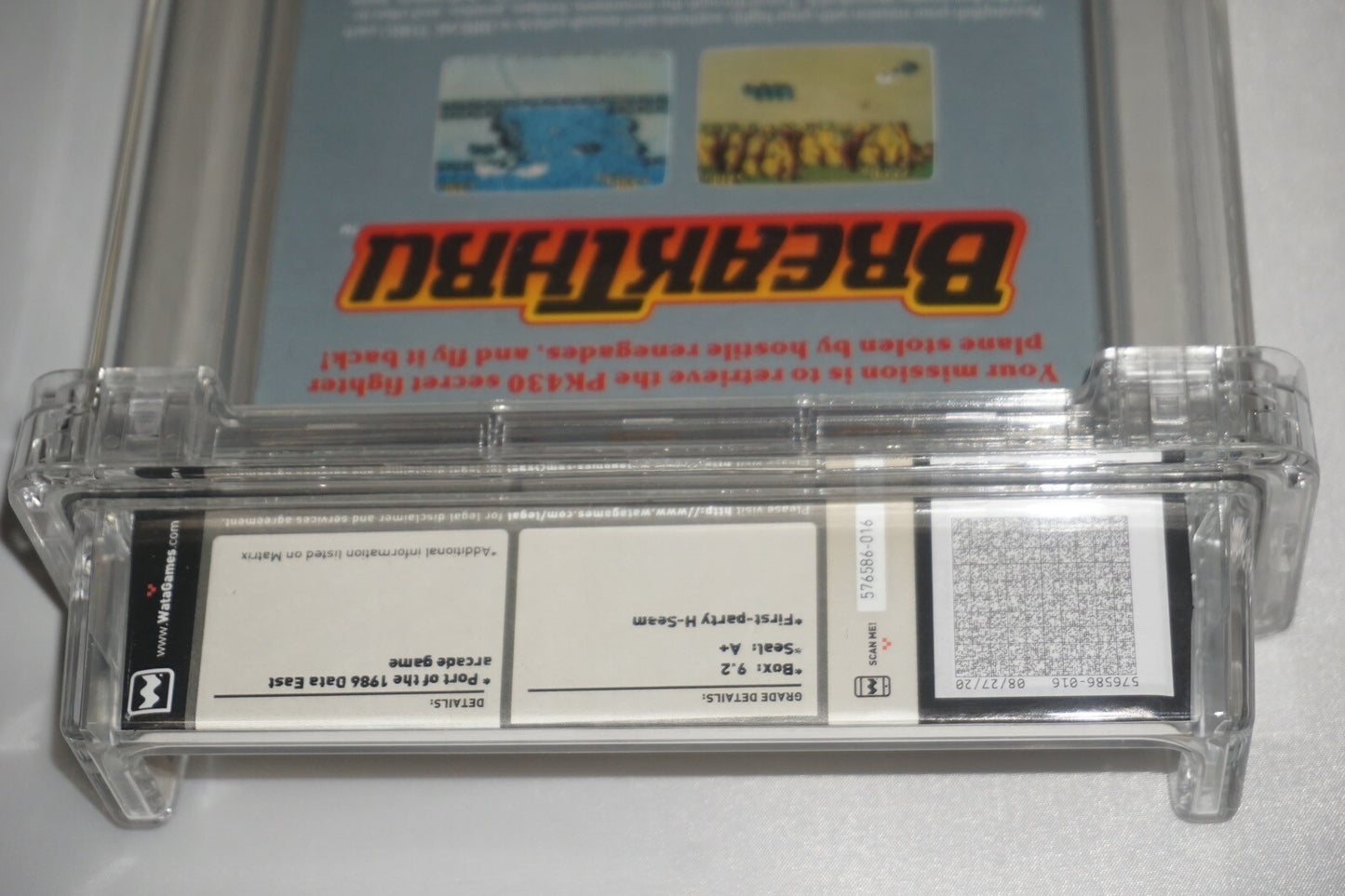 Breakthru (Nintendo NES) NEW Sealed WATA 9.2 A+