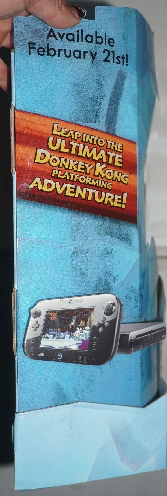 Donkey Kong Country Tropical Freeze 3D Standee Display Promo Nintendo Wii U