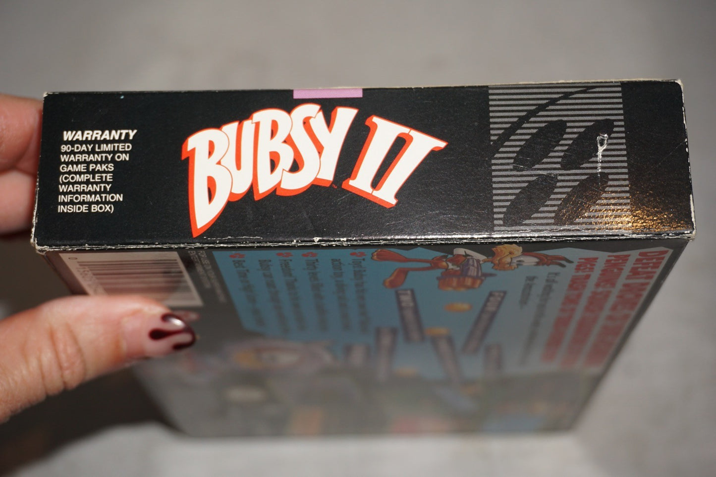 Bubsy II 2 (Super Nintendo SNES) Complete in Box CIB