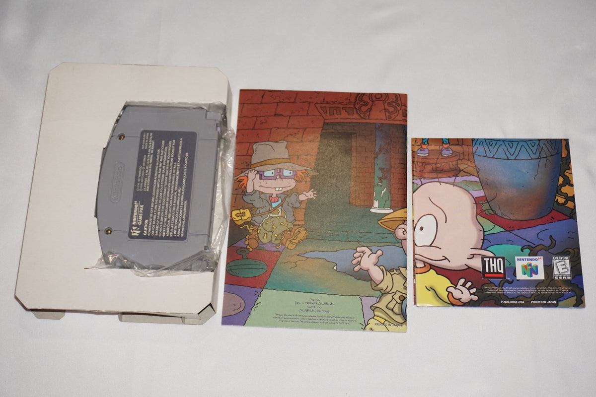 Rugrats Scavenger Hunt (Nintendo 64 N64) Complete in Box w/ Poster CIB