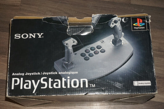 Analog Joystick Flight Stick Controller (Playstation ps1) w/ Box SCPH 110U 94051