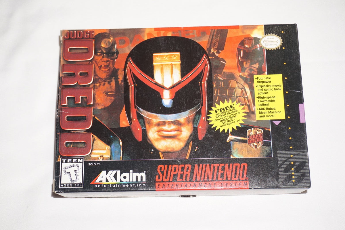 Judge Dredd (Super Nintendo SNES) Complete in Box CIB