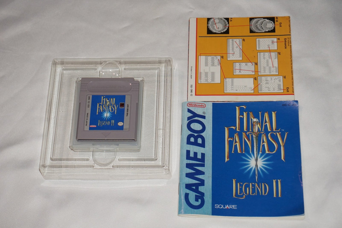 Final Fantasy Legend II 2 (Nintendo Game Boy Gameboy) Complete w/ Chart CIB