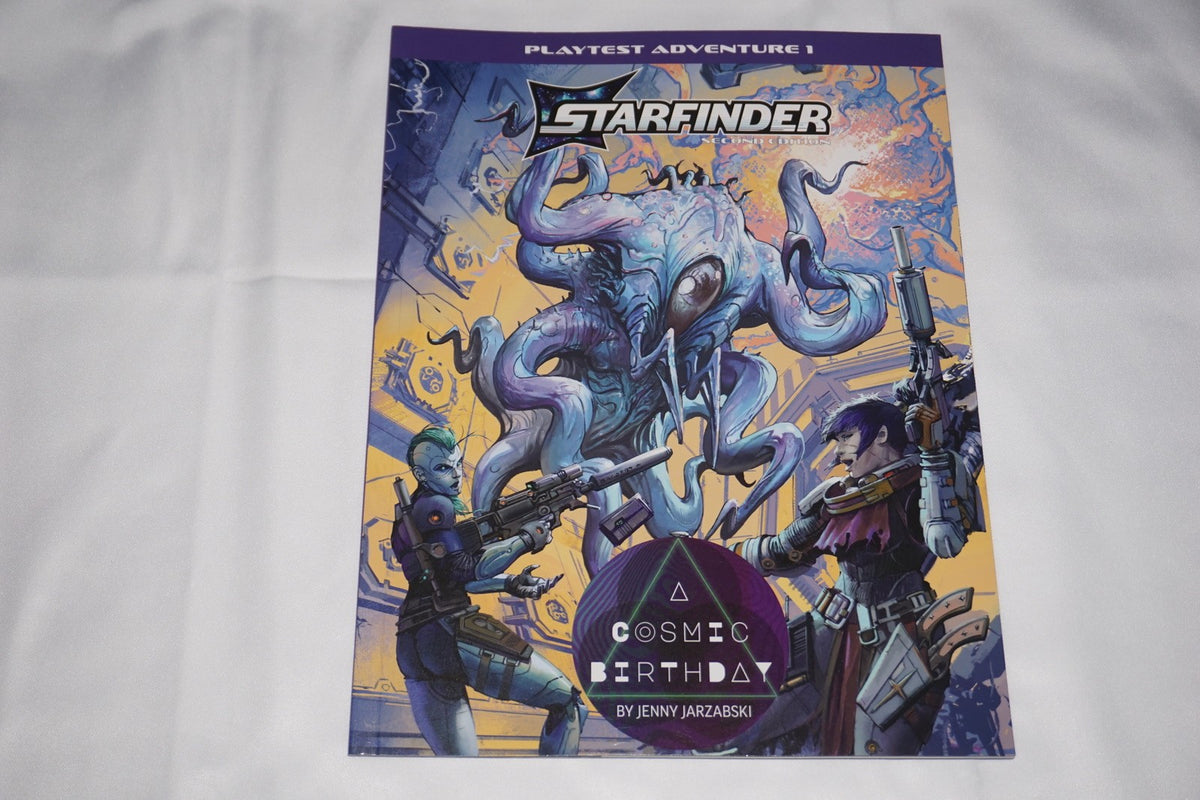 Cosmic Birthday Playtest Adventure 1 I Book Starfinder NEW