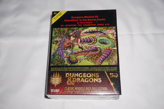 Expedition To Barrier Peaks S3 Classic Module Dice Collection D&D NEW