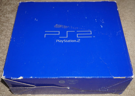 Metallic Silver Sony Playstation 2 System Console Complete European Automobile