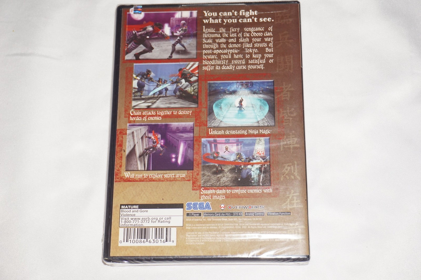 Shinobi (Sony Playstation 2 ps2) NEW Sealed