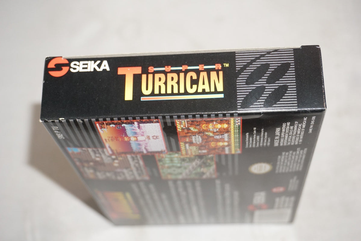 Super Turrican 1 (Super Nintendo SNES) Complete in Box w/ Reg Card CIB