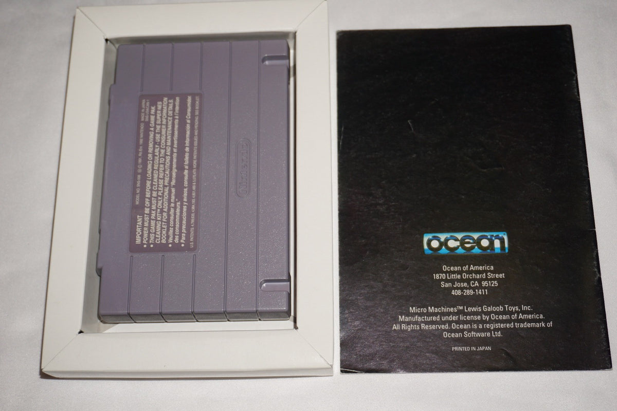 Micro Machines (Super Nintendo SNES) Complete in Box CIB