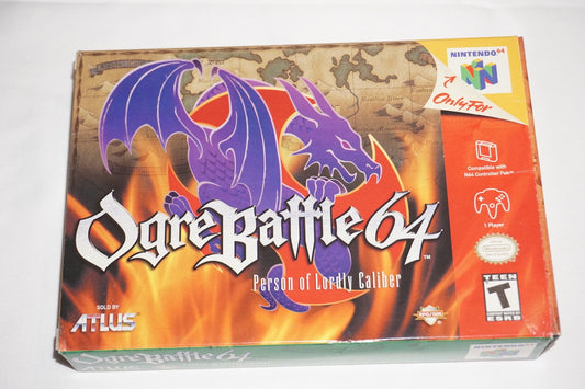 Ogre Battle (Nintendo 64 N64) Complete in Box CIB Authentic