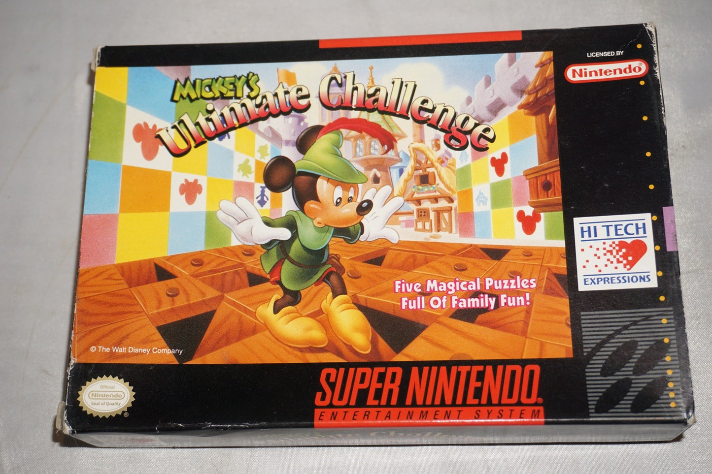 Mickey's Ultimate Challenge (Super Nintendo SNES) Complete in Box CIB