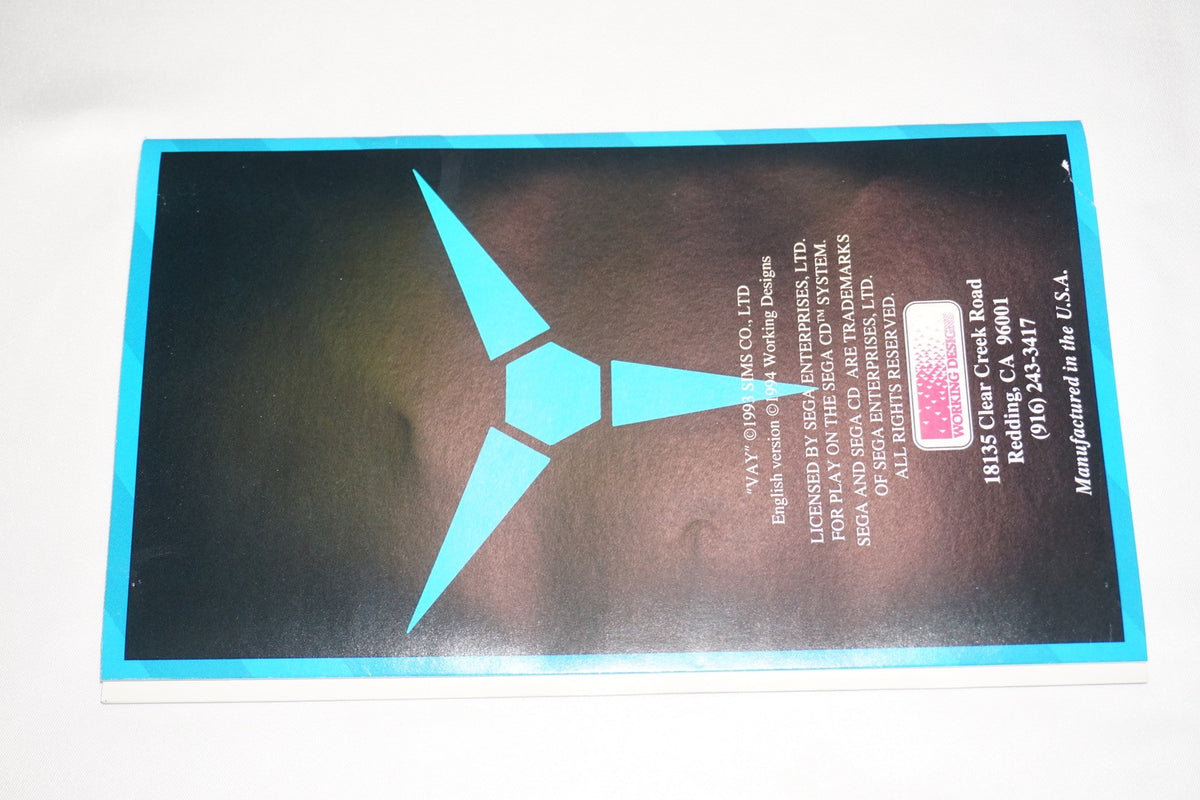 Vay (Sega CD) Complete w/ Reg Card